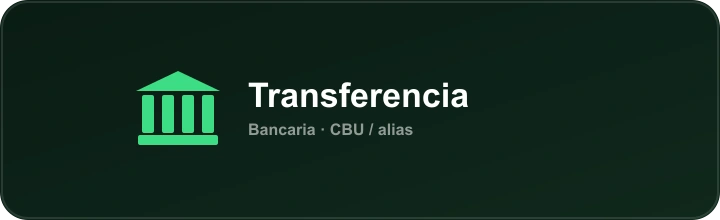 Transferencia bancaria